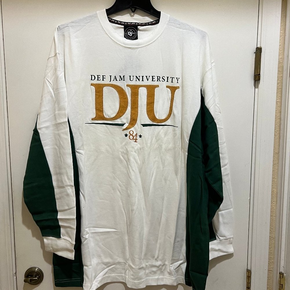Def Jam University White Color Vintage T-shirt, Size: XXL & XXXL - NEW With Tag